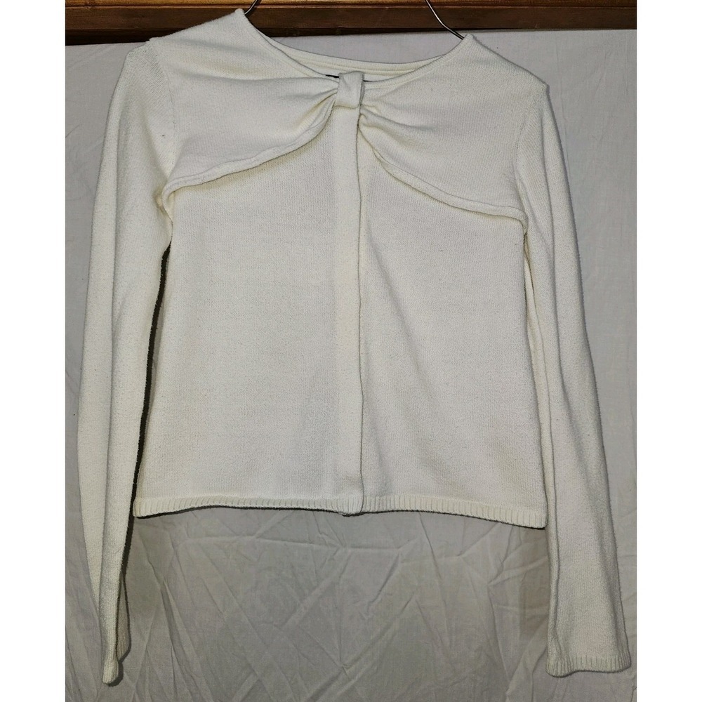 TOMMY HILFIGER Girls 8-10 Years Cardigan Bow Neckline balletcore Coquett Preppy‎